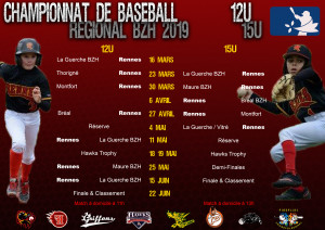 Calendrier U12 U15