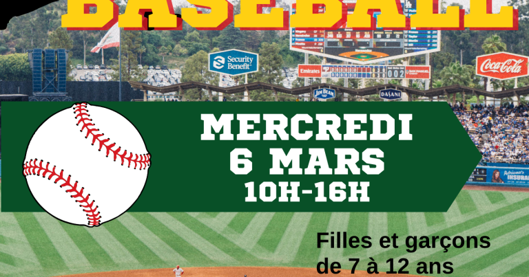 Stage Découverte Baseball 6 mars